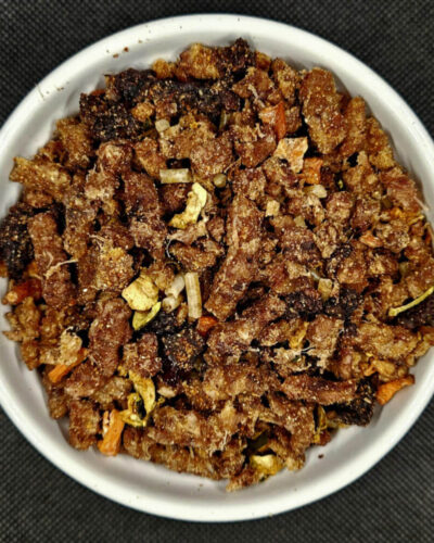 Królik JERKY z ryżem